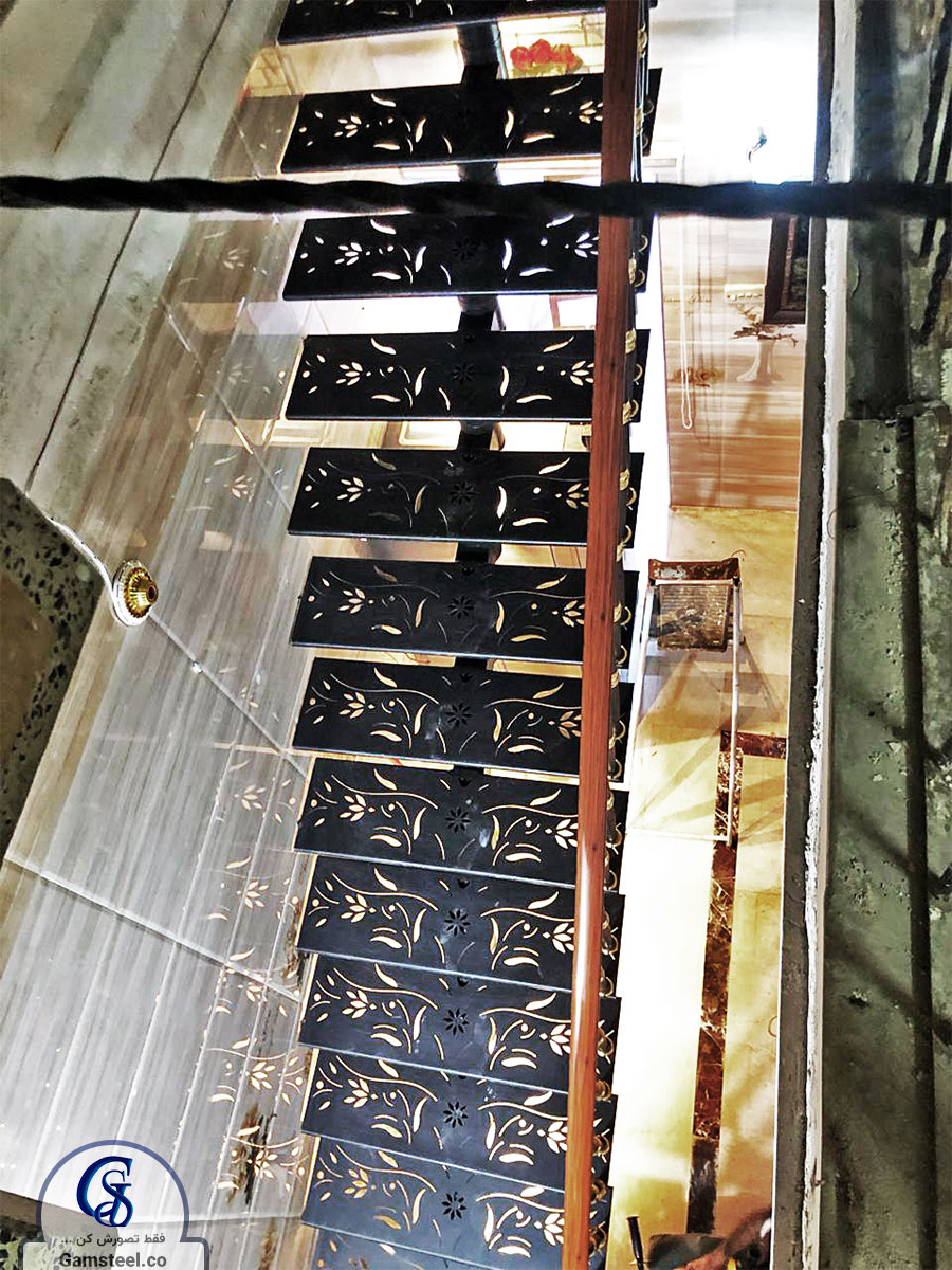 پله پیش ساخته تمام فولادی