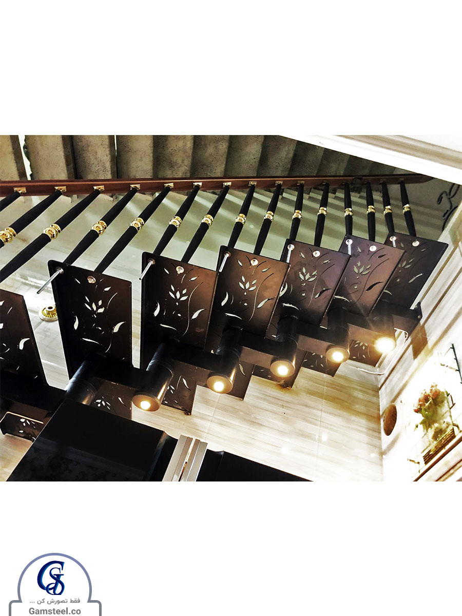 پله پیش ساخته تمام فولادی