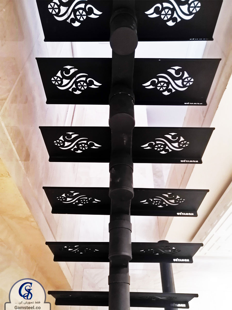 پله پیش ساخته تمام فولادی