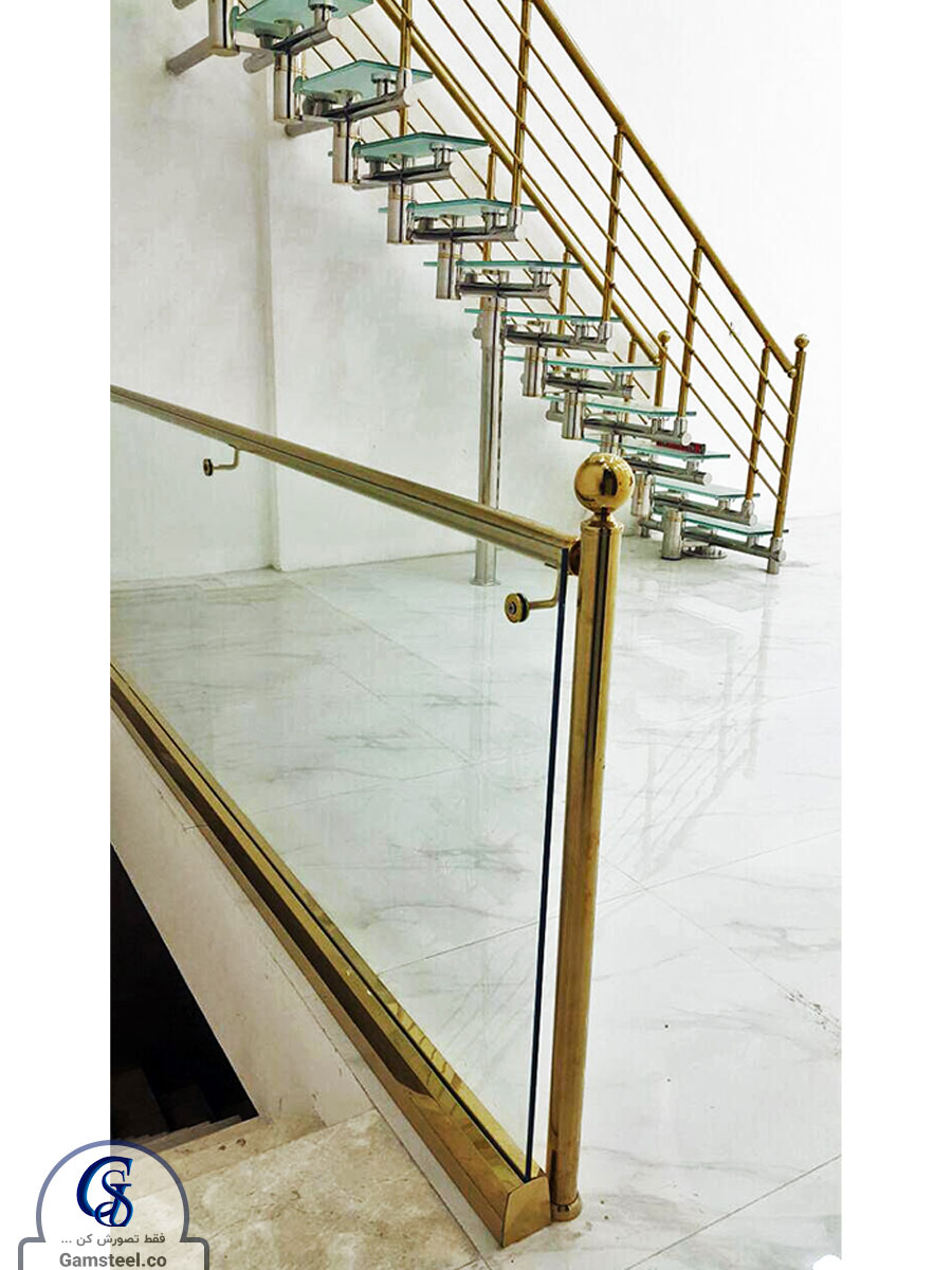 پله پیش ساخته شیشه